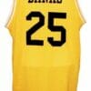 Carlton Banks #25 Bel-Air Academy Basketball Jersey New Sewn Yellow 6 Carlton Banks #25 Bel-Air Academy Basketball Jersey New Sewn Yellow