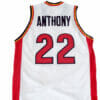 Carmelo Anthony #22 Oak Hill High School Basketball Jersey White