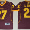 Central Michigan Chippewas #27 Antonio Brown Football Jersey With Patch