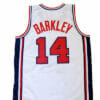 Charles Barkley #14 Team USA Basketball Jersey White 7 Charles Barkley #14 Team USA Basketball Jersey White
