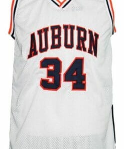 Charles Barkley #34 Custom College Basketball Jersey New Sewn White
