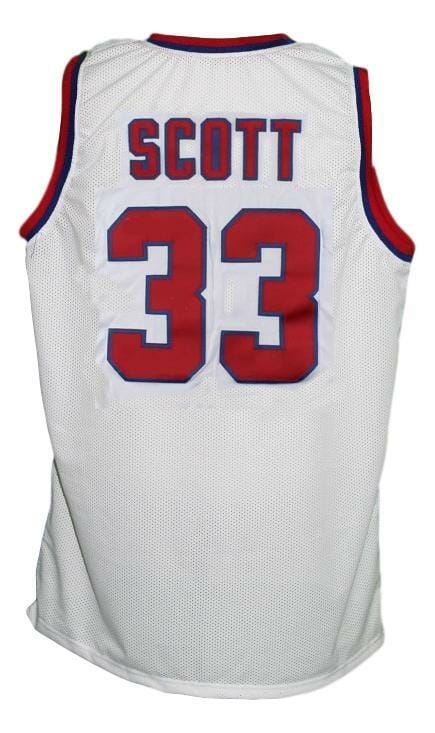 Charlie Scott #33 Virginia Squires Aba Basketball Jersey New White 1 Charlie Scott #33 Virginia Squires Aba Basketball Jersey New White