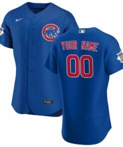 Chicago Cubs Custom Name Number Flexbase Baseball Jersey Royal