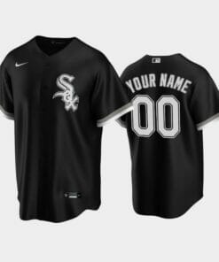 Chicago White Sox Alternate Custom Name Number Coolbase Jersey Black