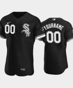 Chicago White Sox Alternate Custom Name Number Flexbase Jersey Black