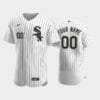 Chicago White Sox Custom Name Number Flexbase Baseball Jersey White