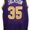 Chris Jackson #35 College Basketball Jersey New Sewn Purple