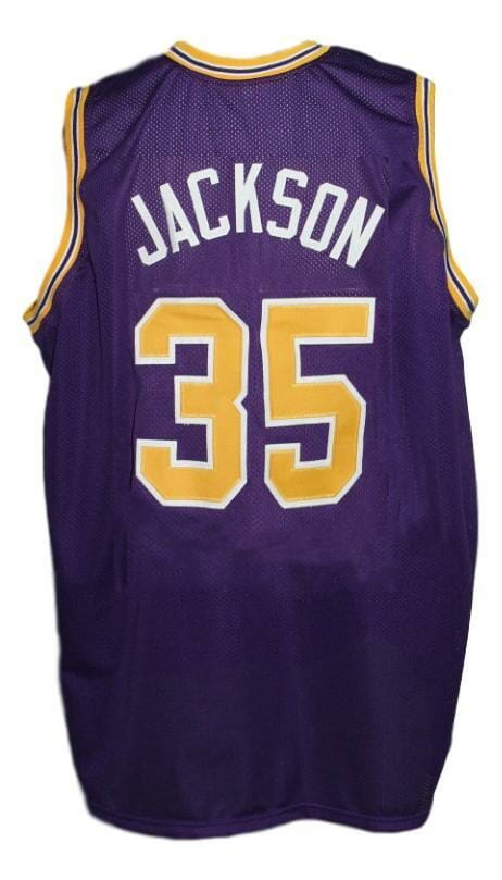 Chris Jackson #35 College Basketball Jersey New Sewn Purple 1 Chris Jackson #35 College Basketball Jersey New Sewn Purple