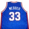 Chris Webber McDonald's All American Basketball Jersey Sewn Blue