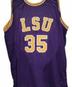 Chris Jackson #35 College Basketball Jersey New Sewn Purple