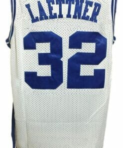 Christian Laettner #32 College Basketball Jersey Sewn White