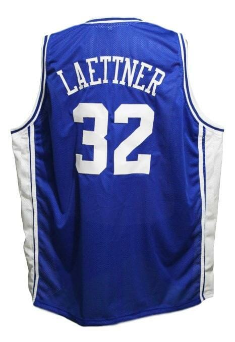 Christian Laettner #32 Custom College Basketball Jersey New Sewn Blue 1 Christian Laettner #32 Custom College Basketball Jersey New Sewn Blue