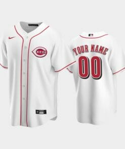 Cincinnati Reds Custom Name Number Coolbase Baseball Jersey White