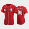 Cincinnati Reds Custom Name Number Flexbase Baseball Jersey Scarlet