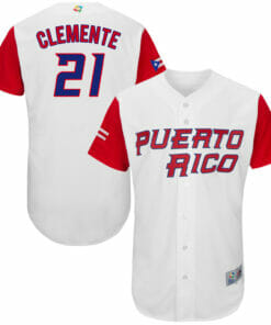 Clemente #21 Puerto Rico Movie Baseball Jersey Grey