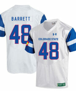 Colorado State Rams #48 Shaquil Barrett NCAA Football Jersey White