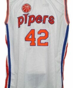Connie Hawkins #42 Pittsburgh Pipers Retro Aba Basketball Jersey White