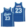 Crenshaw James 23 Basketball Jersey Blue