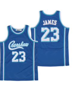 Crenshaw James #23 Basketball Jersey Blue