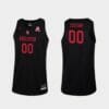 Custom Name Number Houston Cougars Black Replica College Basketball Jersey1