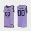 Custom Name Number Kansas State Wildcats Purple Replica College Basketball Jersey 5 Custom Name Number Kansas State Wildcats Purple Replica College Basketball Jersey1