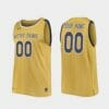 Custom Name Number Notre Dame Fighting Irish Gold Replica College Basketball Jersey1