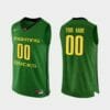 Custom Name Number Oregon Ducks Apple Green College Basketball Jersey 1