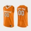 Custom Name Number Tennessee Volunteers Orange Performace College Basketball Jersey1