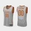 Custom Name Number Texas Longhorns Gray Replica College Basketball Jersey 4 Custom Name Number Texas Longhorns Gray Replica College Basketball Jersey1