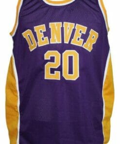 Custom Name # Denver Rockets Aba Basketball Jersey New Sewn Purple
