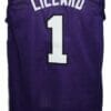 Damian Lillard #1 Custom College Basketball Jersey New Sewn Purple 6 Damian Lillard #1 Custom College Basketball Jersey New Sewn Purple