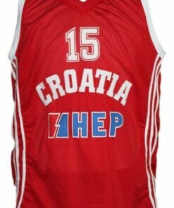Dario Saric Croatia Basketball Jersey New Sewn Red