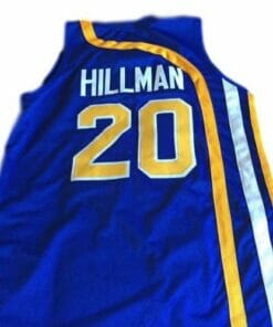 Darnell Hillman #20 Indiana Aba Retro Basketball Jersey New Sewn Blue