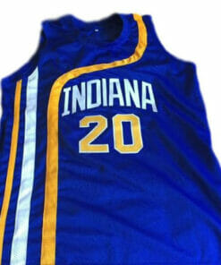 Darnell Hillman #20 Indiana Aba Retro Basketball Jersey New Sewn Blue