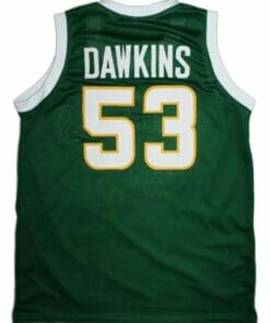 Darryl Dawkins Evans High School Basketball Jersey Sewn Green