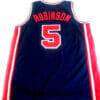 David Robinson #5 Team USA Basketball Jersey Navy Blue