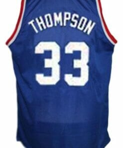 David Thompson #33 Denver Aba Retro Basketball Jersey New Sewn Blue
