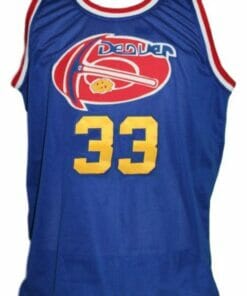 David Thompson #33 Denver Aba Retro Basketball Jersey New Sewn Blue