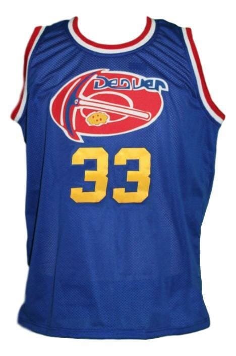 David Thompson #33 Denver Aba Retro Basketball Jersey New Sewn Blue