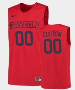 Dayton Flyers Custom Name Number Red College Basketball Jersey