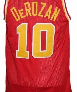 Demar Derozan #10 College Basketball Jersey Sewn Red
