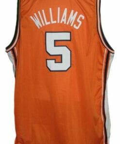 Deron Williams #5 College Basketball Jersey Orange