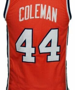 Derrick Coleman #44 Custom College Basketball Jersey Orange