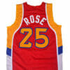 Derrick Rose #25 Basketball Jersey Red