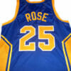Derrick Rose #25 Simeon High School Basketball Jersey Blue