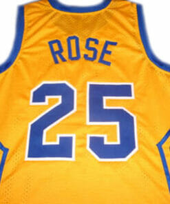 Derrick Rose #25 Simeon High School Basketball Jersey Blue
