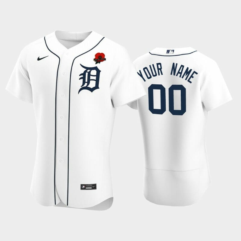 Detroit Tigers Custom Name Number Memorial Day Baseball Jersey Gray 1 Detroit Tigers Custom Name Number Memorial Day Baseball Jersey Gray