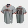 Detroit Tigers Road Custom Name Number Coolbase Baseball Jersey Gray