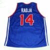 Dino Radja #14 Jugoslavija Yugoslavia Basketball Jersey Blue
