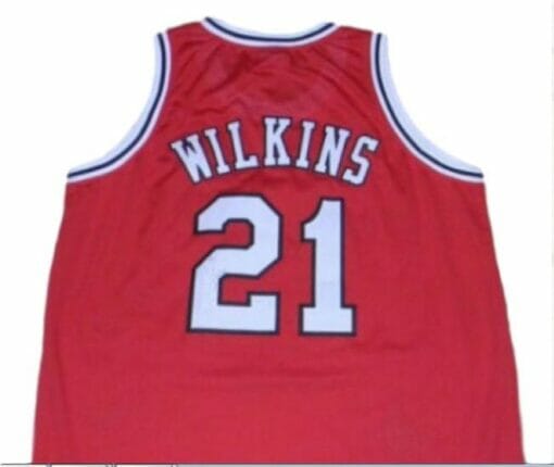 Dominique Wilkins College Basketball Jersey Red